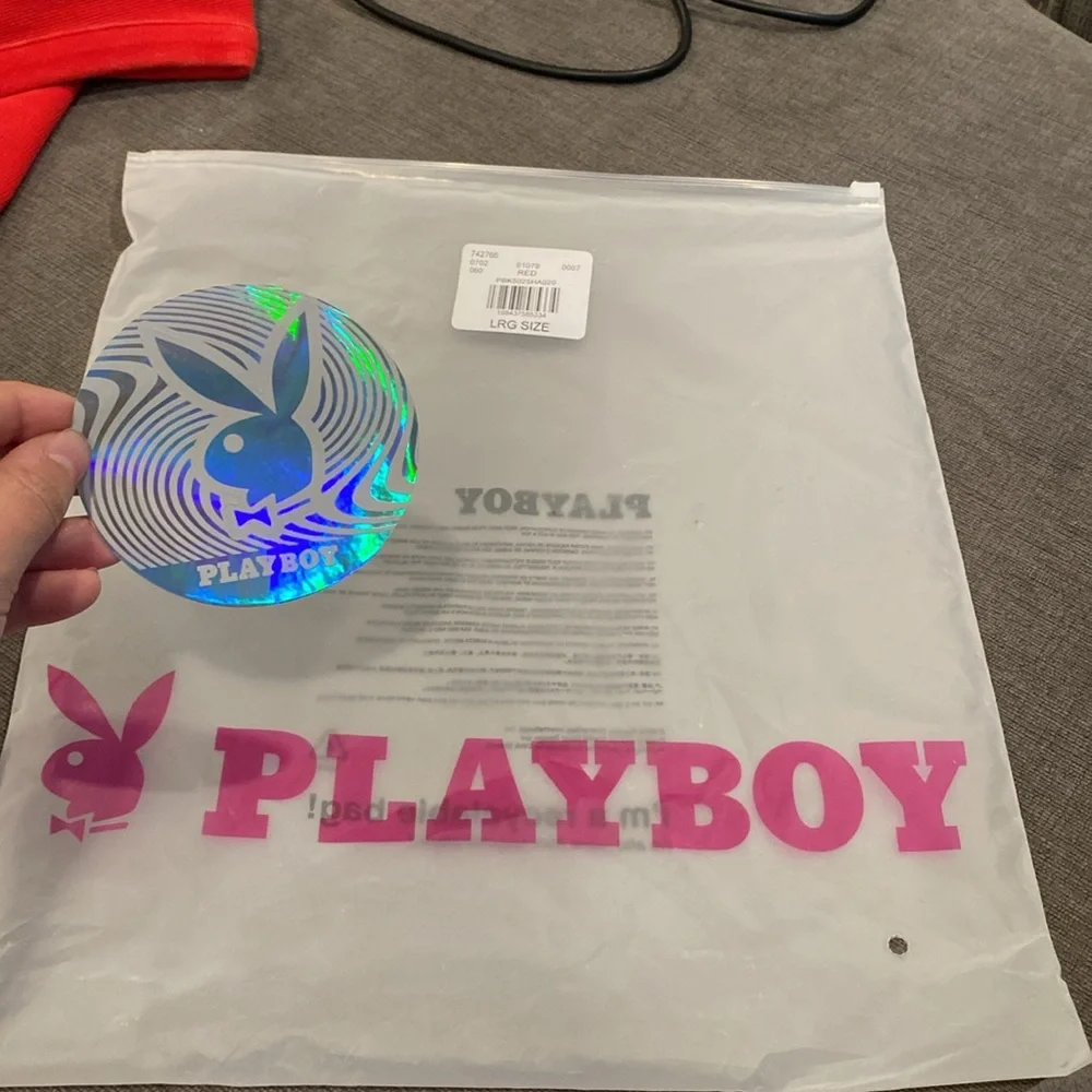 Playboy By PacSun Tank Top - Size Large - NWT! summer tops shirts red shirt y2k - Picture 10 of 10